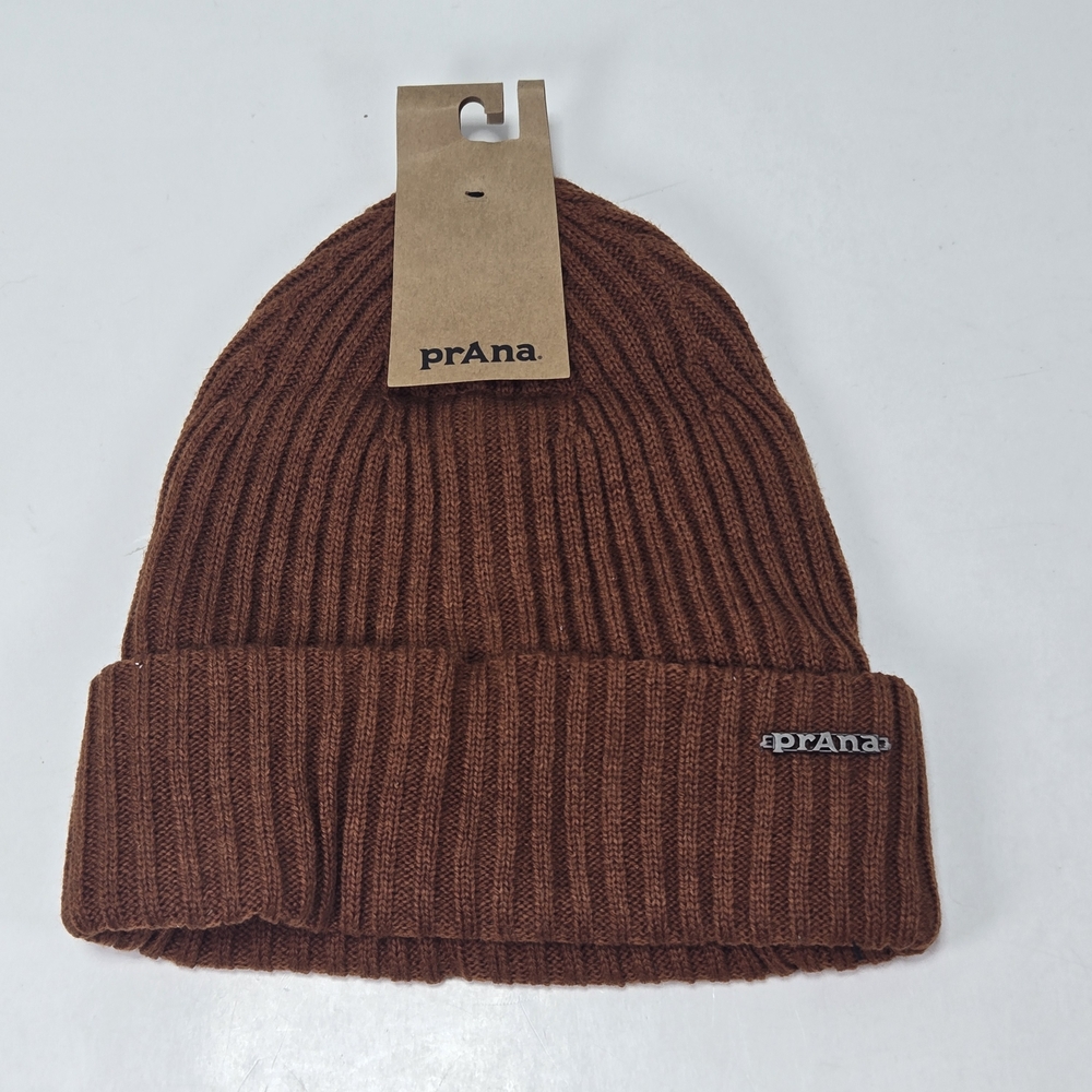PrAna Bogda Cedar Beanie and Badgley Mischka Leopard Print Mittens L/XL Get Both - Picture 6 of 6